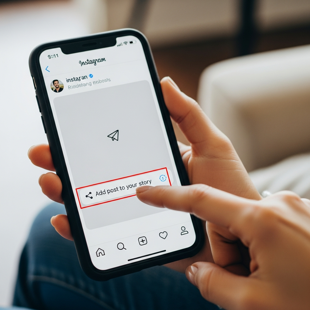Cara Membagikan Postingan Feed Orang Lain ke Instagram Story