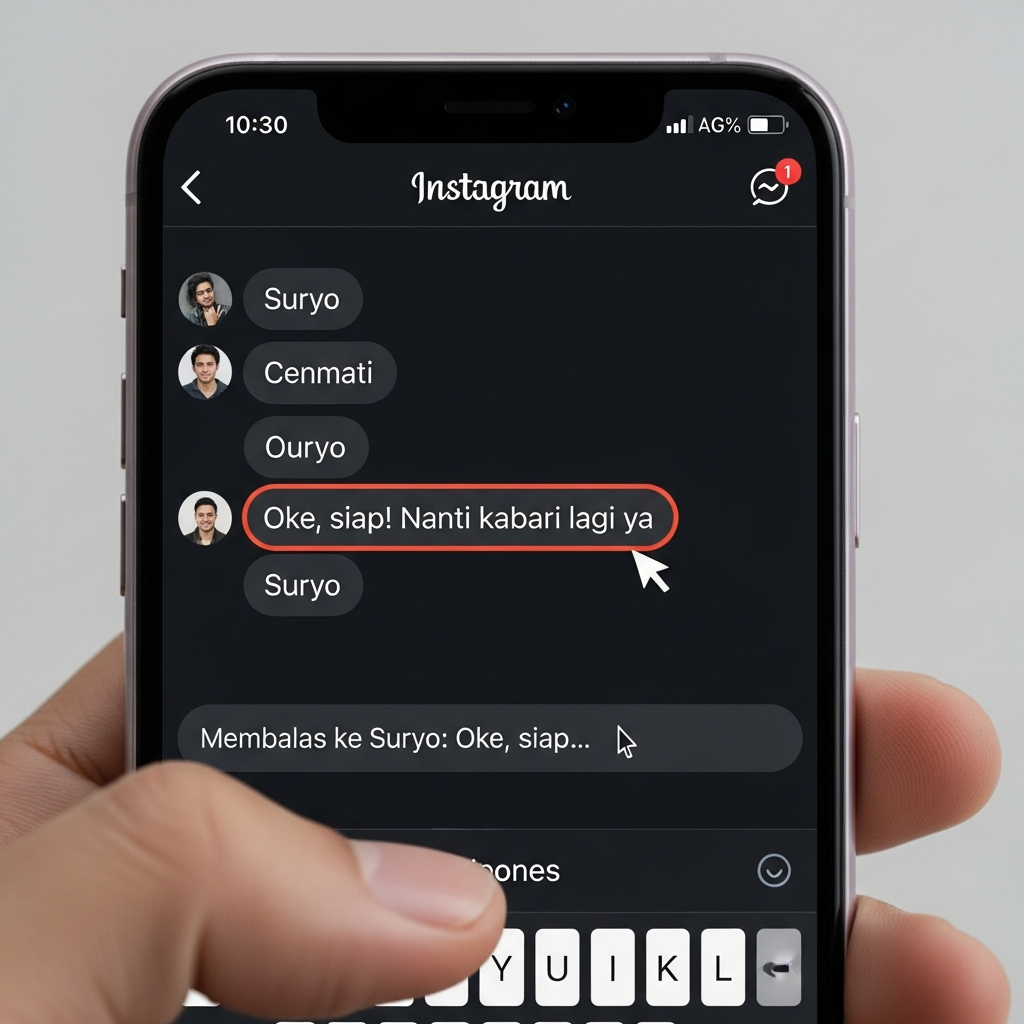 Cara Membalas Pesan Spesifik Di Dm Instagram