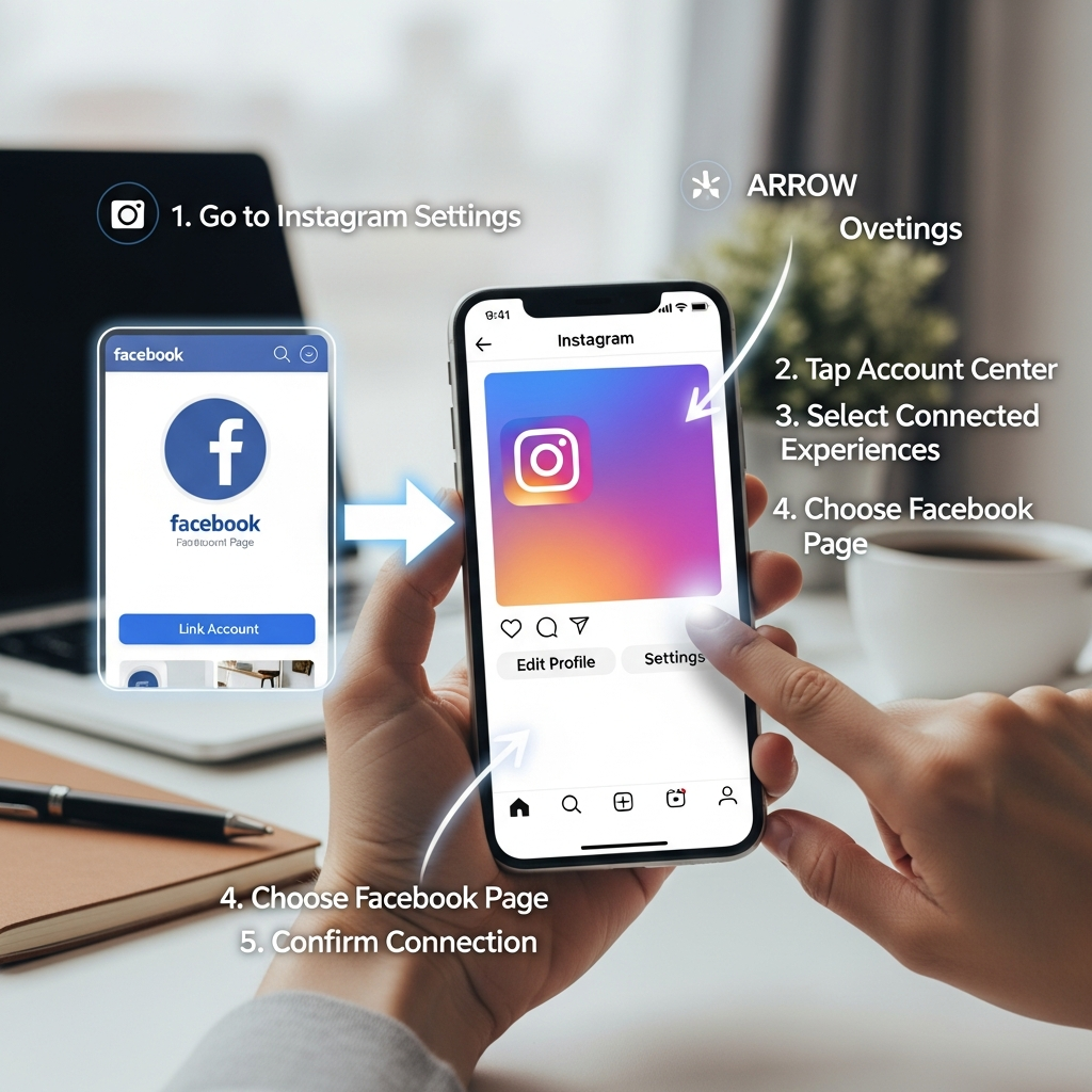 Tutorial Menghubungkan Instagram Ke Halaman Facebook