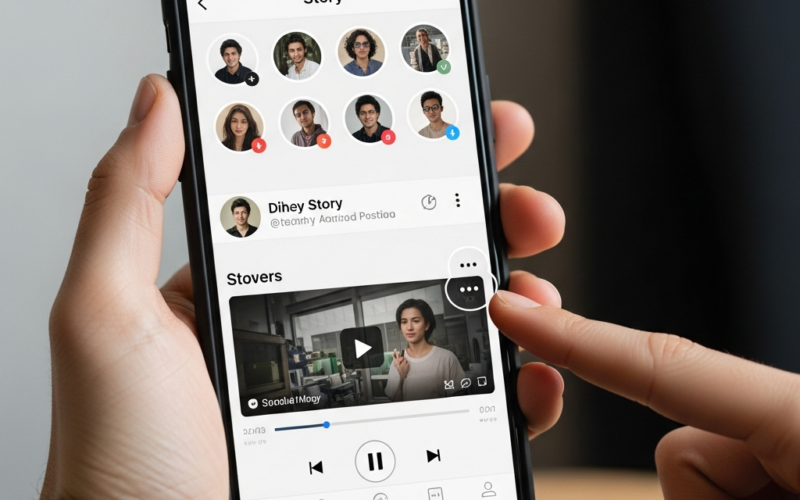 Cara Hide Story Vidio