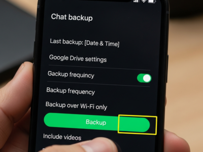 Cara Mencadangkan Backup Cha