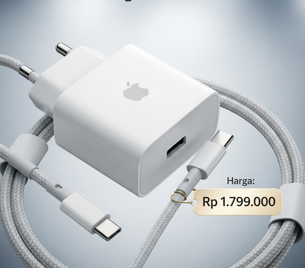 Charger iPhone 17 Original Harga