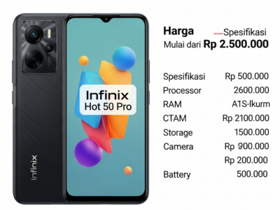 Infinix Hot 50 Pro Harga Spesi 1