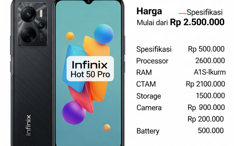 Infinix Hot 50 Pro Harga Spesifikasi