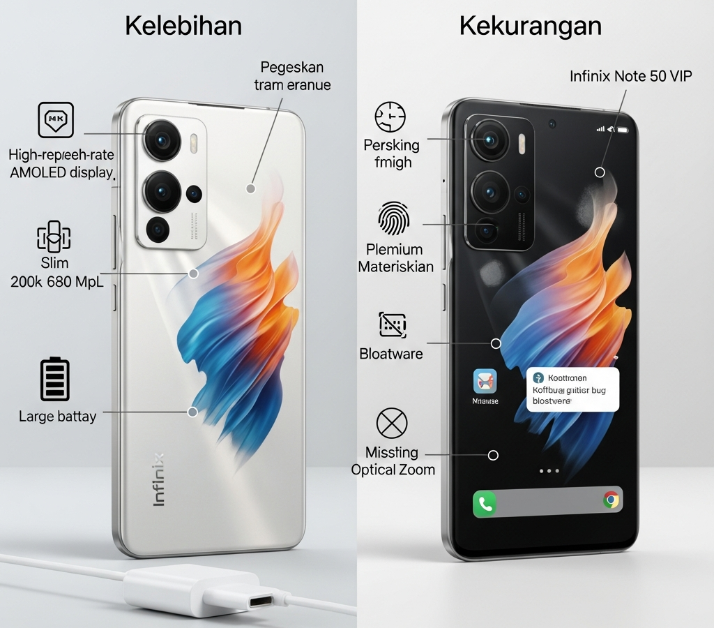 Infinix Note 50 VIP Kelebihan Kekurangan