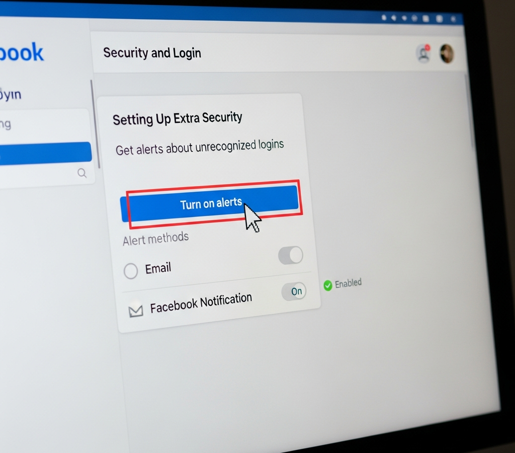 Panduan Mengaktifkan Peringatan Masuk (Login Alerts) Facebook