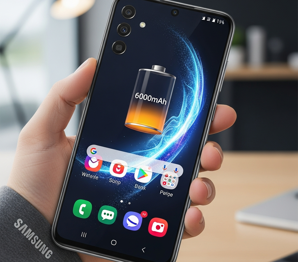 Samsung Galaxy M56 Baterai 6000mAh