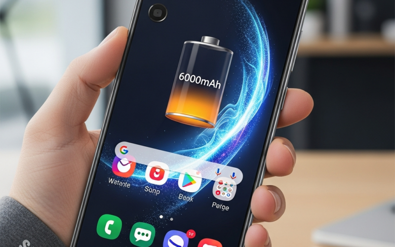 Samsung Galaxy M56 Baterai 6000mAh