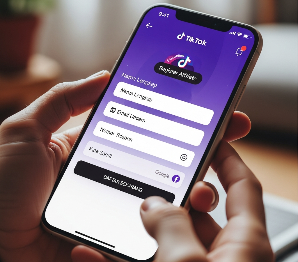 Affiliate TikTok Cara Daftar