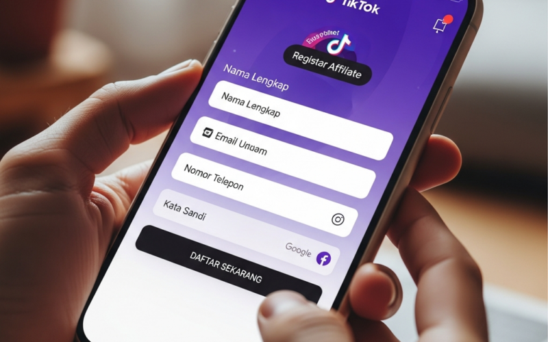 Affiliate TikTok Cara Daftar