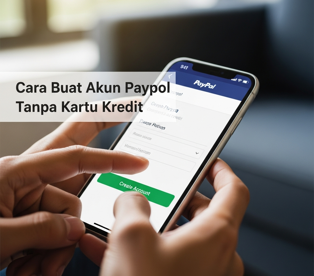Cara Buat Akun Paypal Tanpa Kartu Kredit