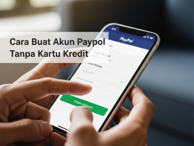 Cara Buat Akun Paypal Tanpa Ka