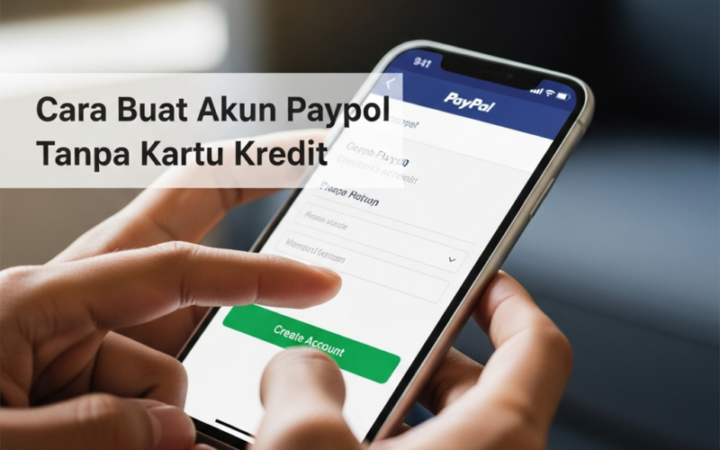 Cara Buat Akun Paypal Tanpa Kartu Kredit