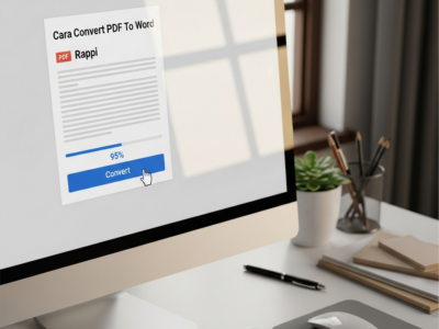 Cara Convert PDF To Word Rapi