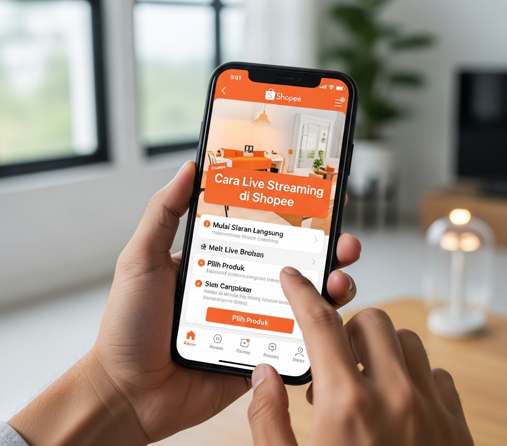 Cara Live Streaming Di Shopee