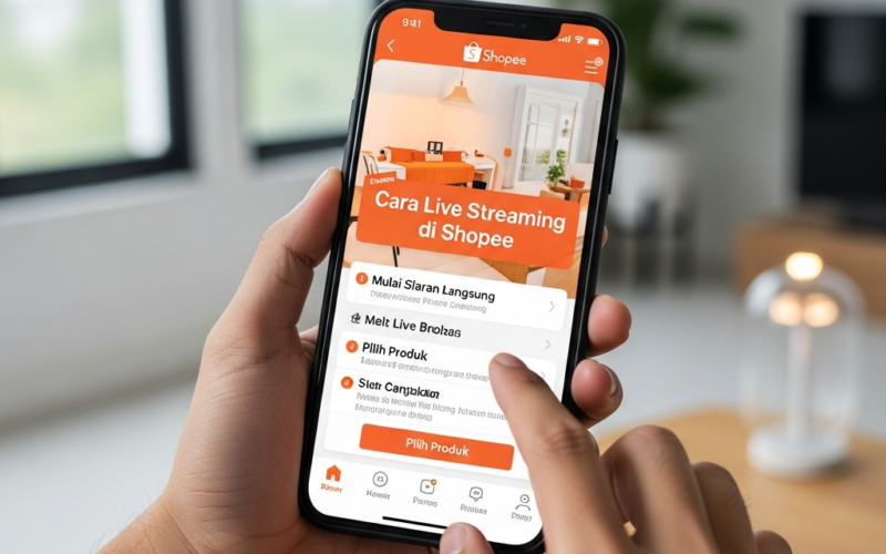 Cara Live Streaming Di Shopee