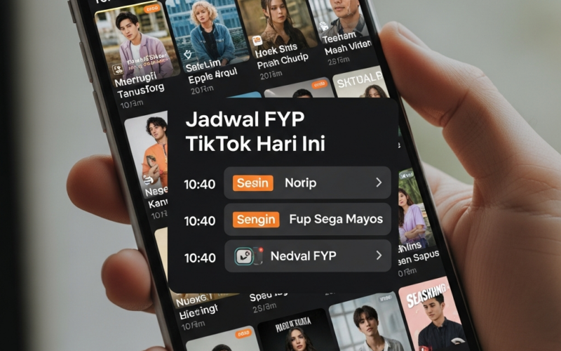 Jadwal FYP TikTok Hari Ini