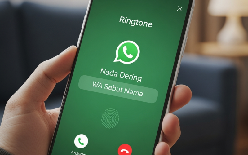 Nada Dering WA Sebut Nama