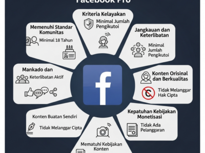 Syarat Monetisasi Facebook Pro