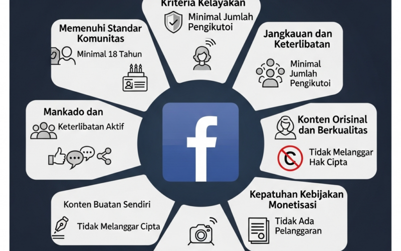 Syarat Monetisasi Facebook Pro