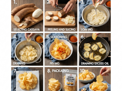 10 Cara Membuat Keripik Singko