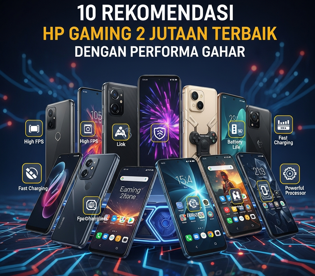 10 Rekomendasi HP Gaming 2 Jutaan Terbaik dengan Performa Gahar