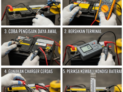 5 Cara Memperbaiki Aki Kering