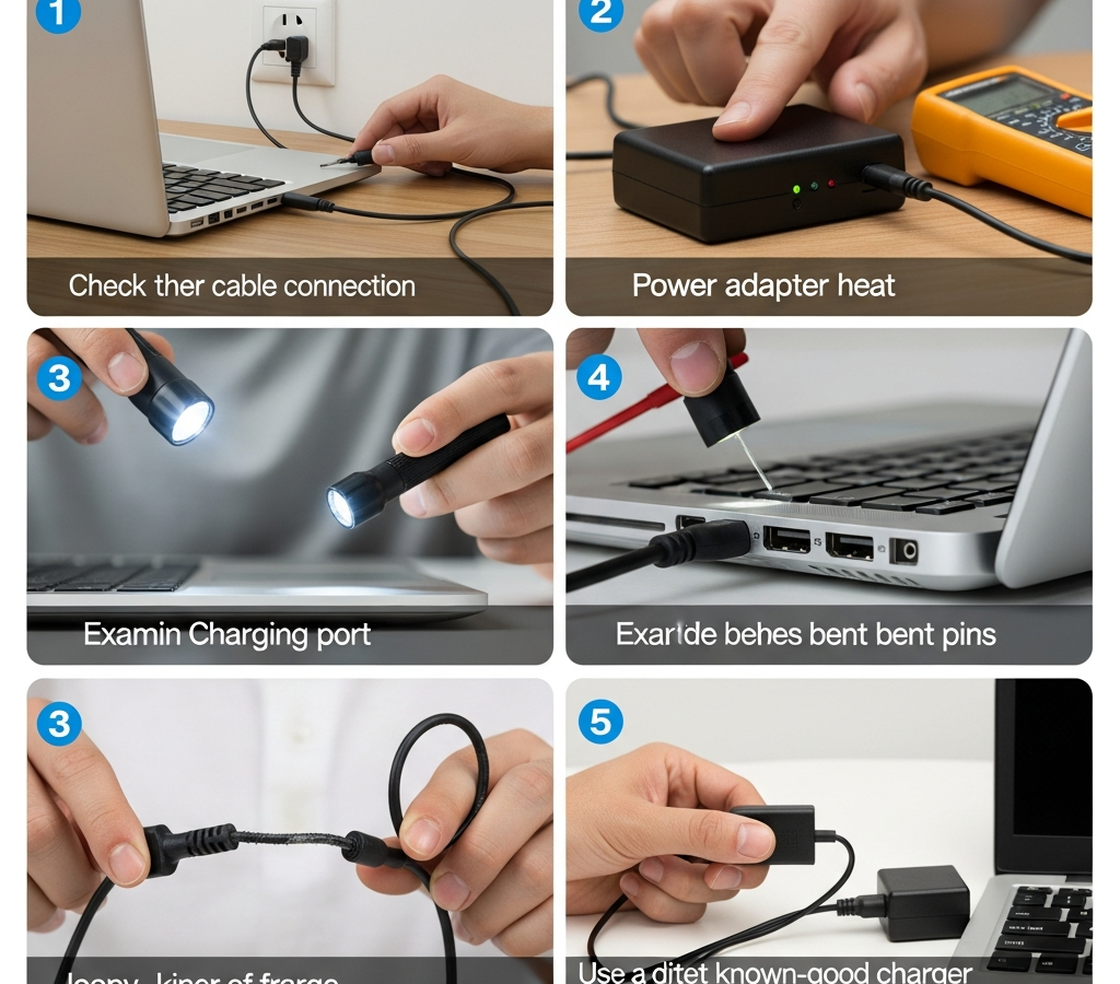 5 Cara Memperbaiki Charger Laptop yang Tidak Mengisi Daya Secara Efektif