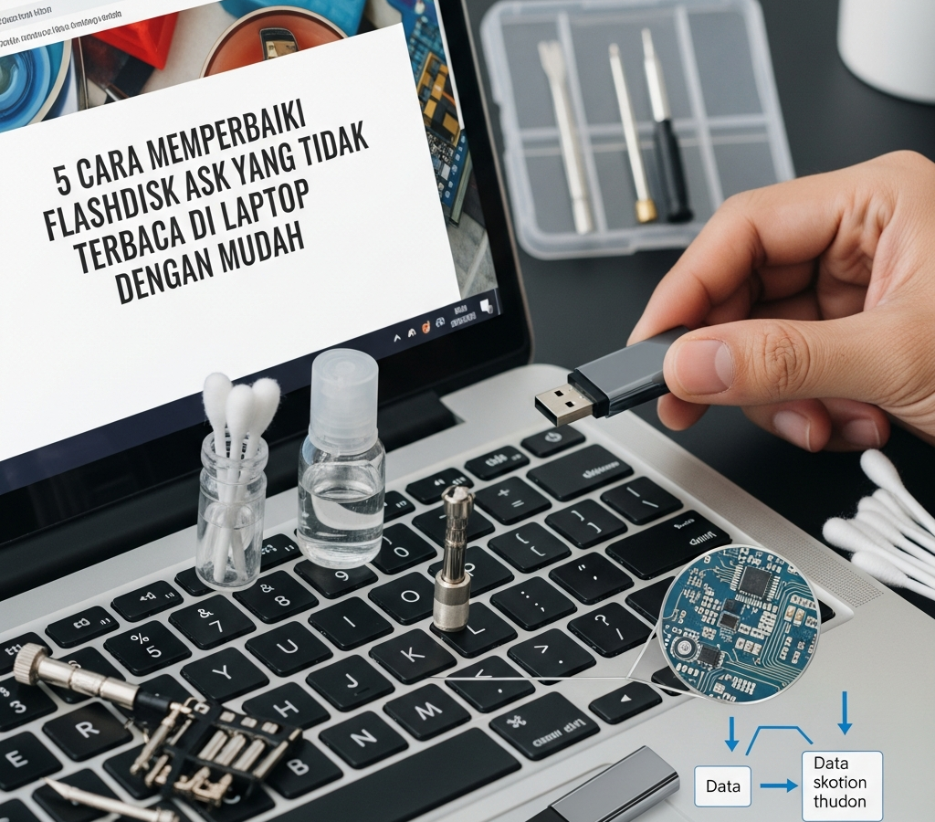 5 Cara Memperbaiki Flashdisk yang Tidak Terbaca di Laptop dengan Mudah