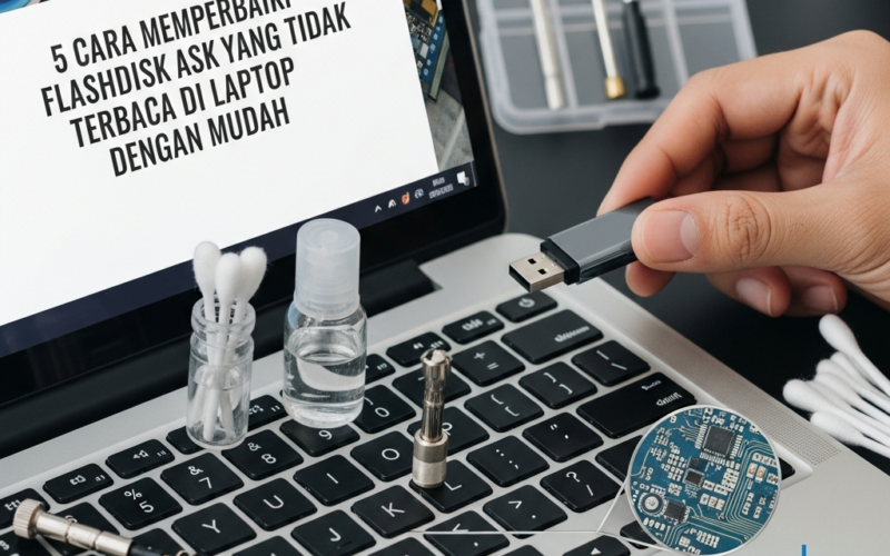 5 Cara Memperbaiki Flashdisk yang Tidak Terbaca di Laptop dengan Mudah