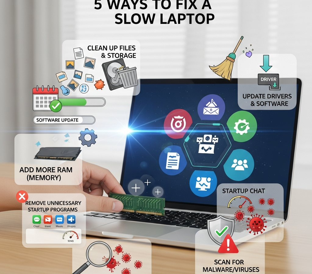 5 Cara Memperbaiki Laptop Lemot Agar Kembali Cepat Seperti Baru