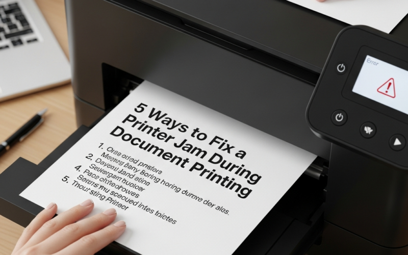 5 Cara Memperbaiki Printer Macet Saat Proses Mencetak Dokumen