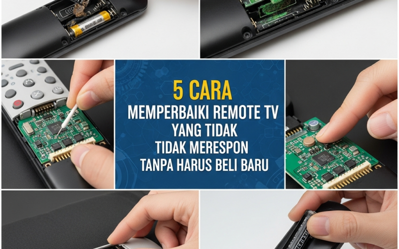 5 Cara Memperbaiki Remote TV yang Tidak Merespon Tanpa Harus Beli Baru