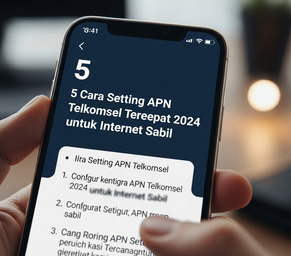 5 Cara Setting APN Telkomsel Tercepat 2024 untuk Internet Stabil