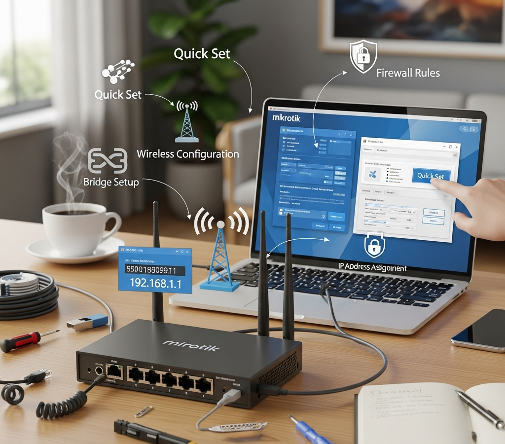 5 Cara Setting Mikrotik untuk Pemula: Panduan Lengkap Step-by-Step