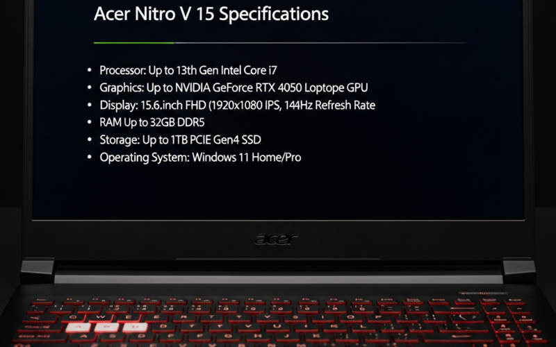 Acer Nitro V 15 Spesifikasi