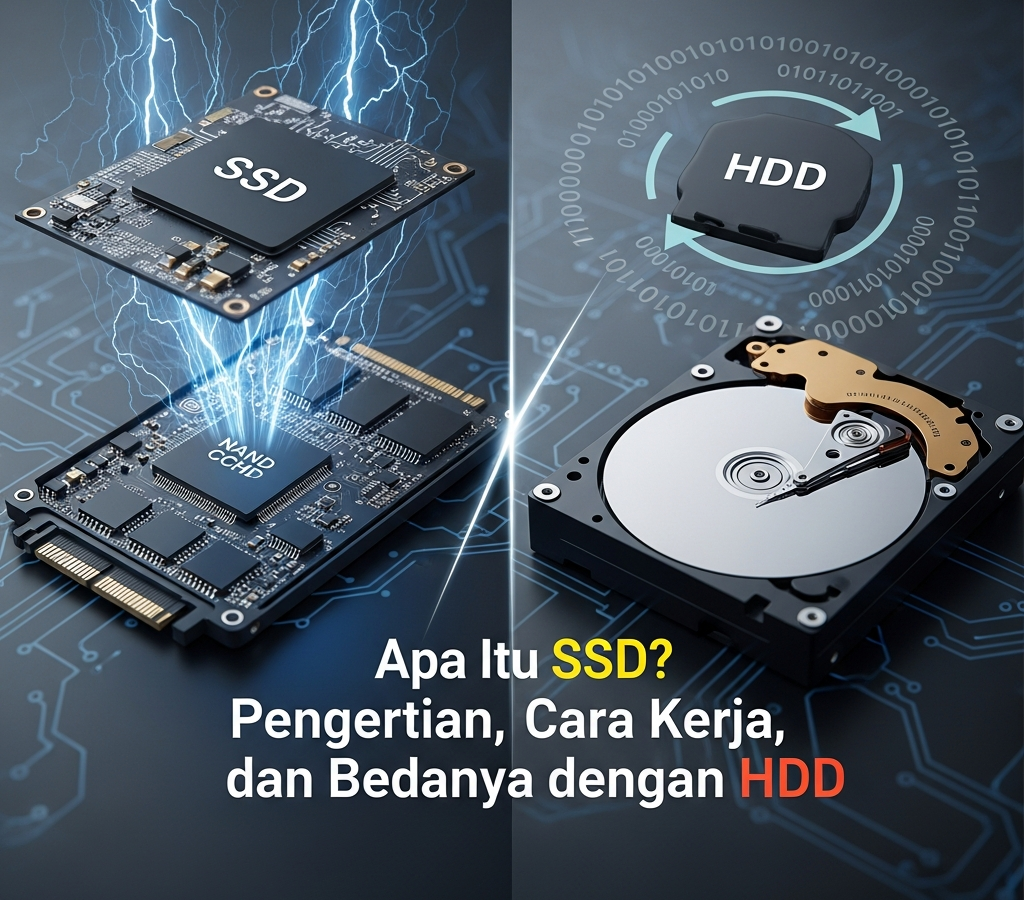 Apa Itu SSD? Pengertian, Cara Kerja, dan Bedanya dengan HDD