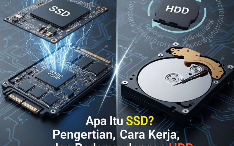 Apa Itu SSD? Pengertian, Cara Kerja, dan Bedanya dengan HDD