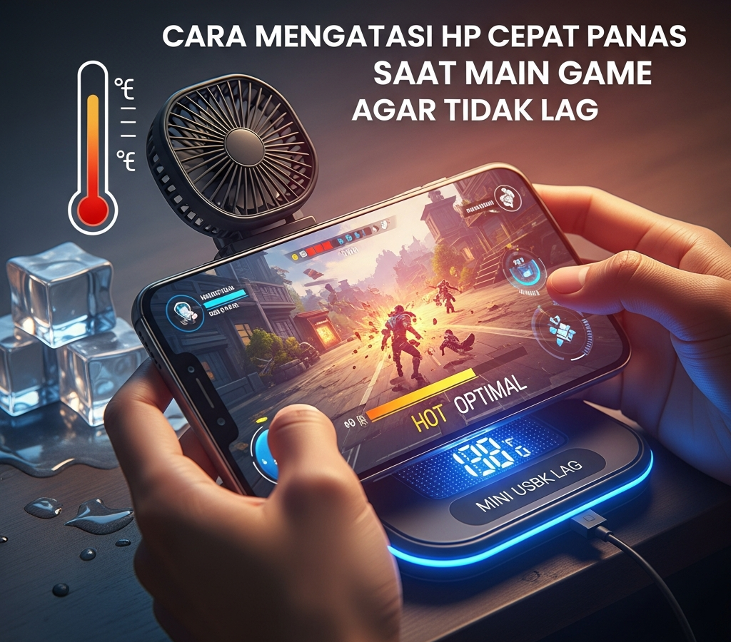 Cara Mengatasi HP Cepat Panas Saat Main Game Agar Tidak Lag
