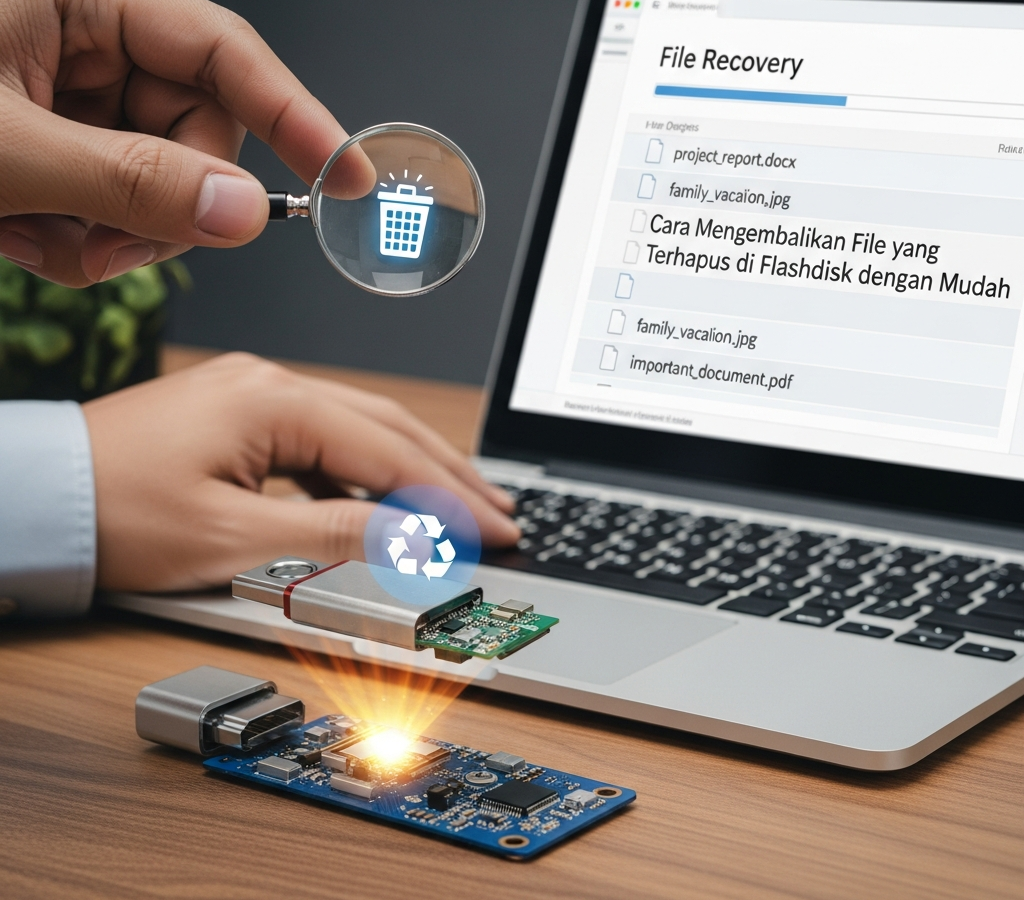 Cara Mengembalikan File yang Terhapus di Flashdisk dengan Mudah