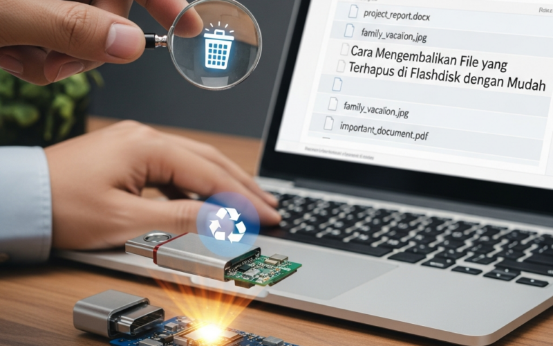 Cara Mengembalikan File yang Terhapus di Flashdisk dengan Mudah