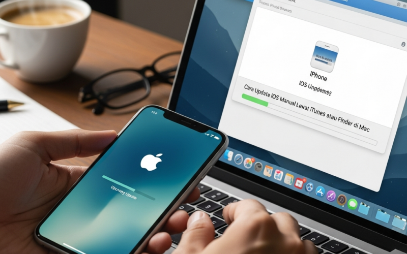 Cara Update iOS Manual Lewat iTunes atau Finder di Mac