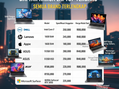 Daftar Harga Laptop Terbaru Se 1