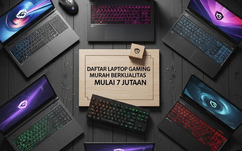 Daftar Laptop Gaming Murah Berkualitas Mulai 7 Jutaan