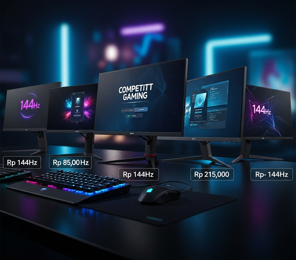 Daftar Monitor 144Hz Murah Berkualitas untuk Gaming Kompetitif