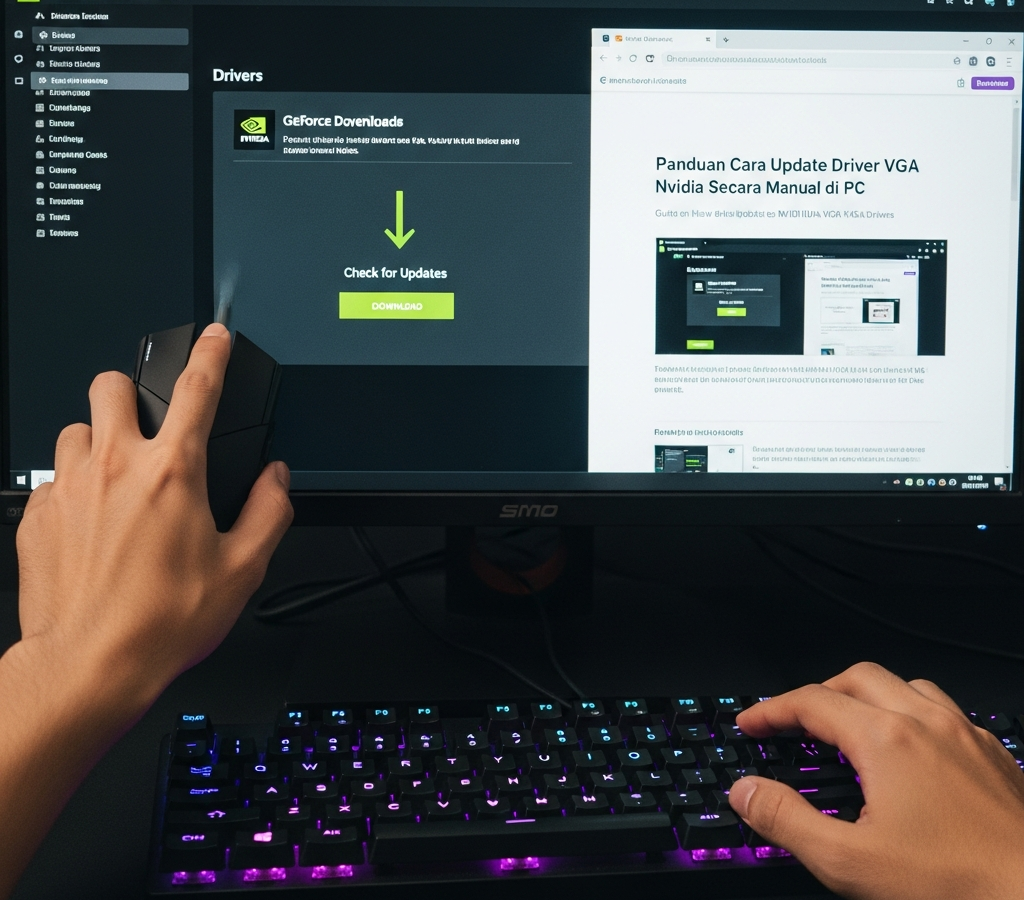 Panduan Cara Update Driver VGA Nvidia Secara Manual di PC