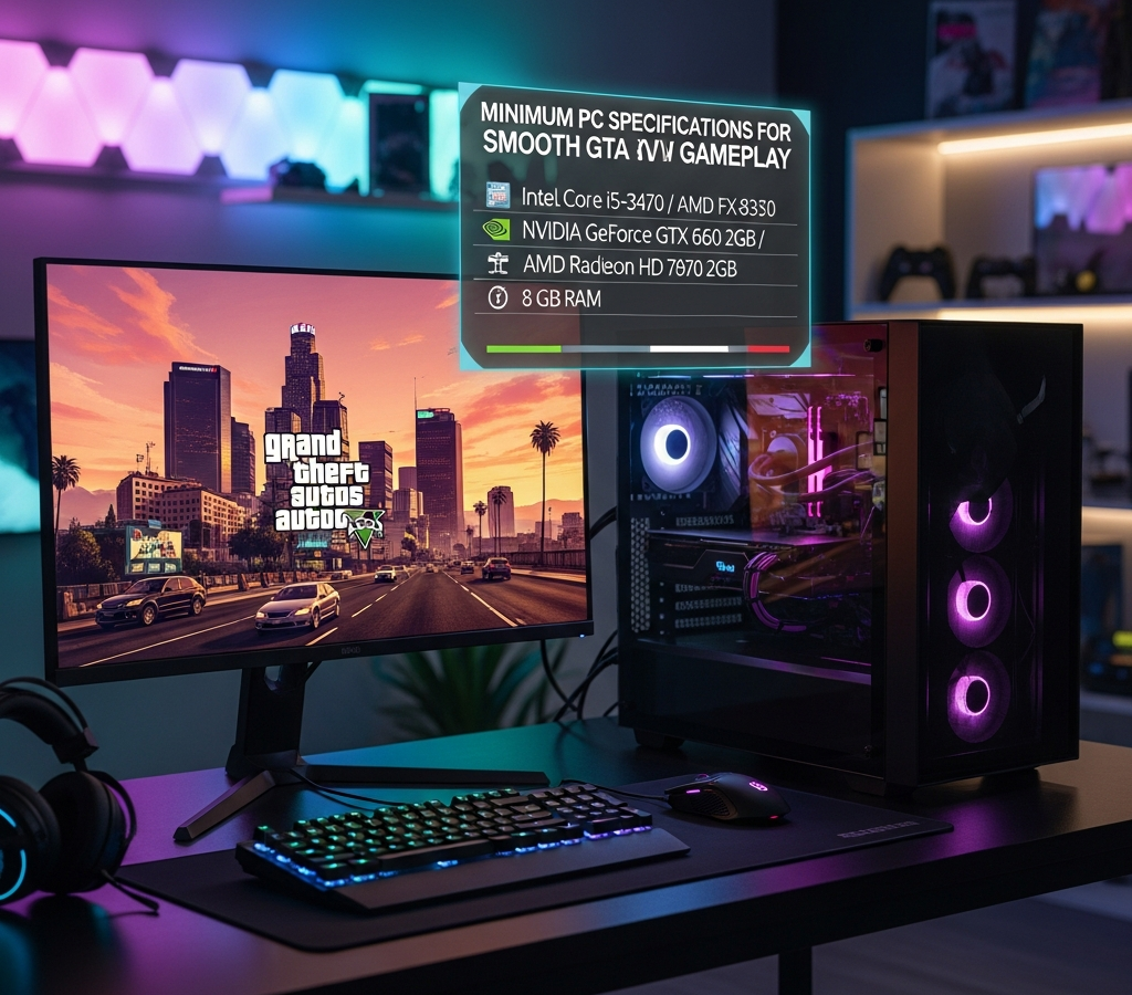 Spesifikasi Minimum PC untuk Main GTA V Agar Lancar Tanpa Lag