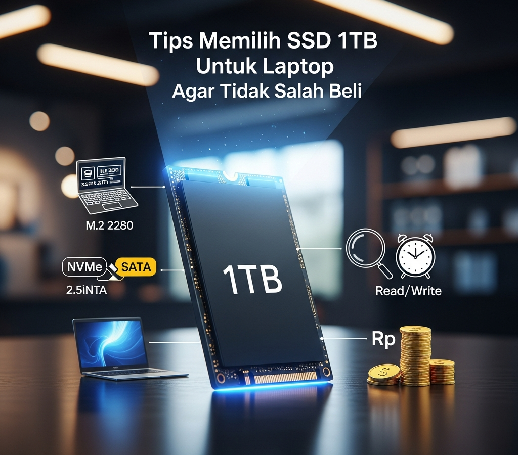Tips Memilih SSD 1TB Untuk Laptop Agar Tidak Salah Beli