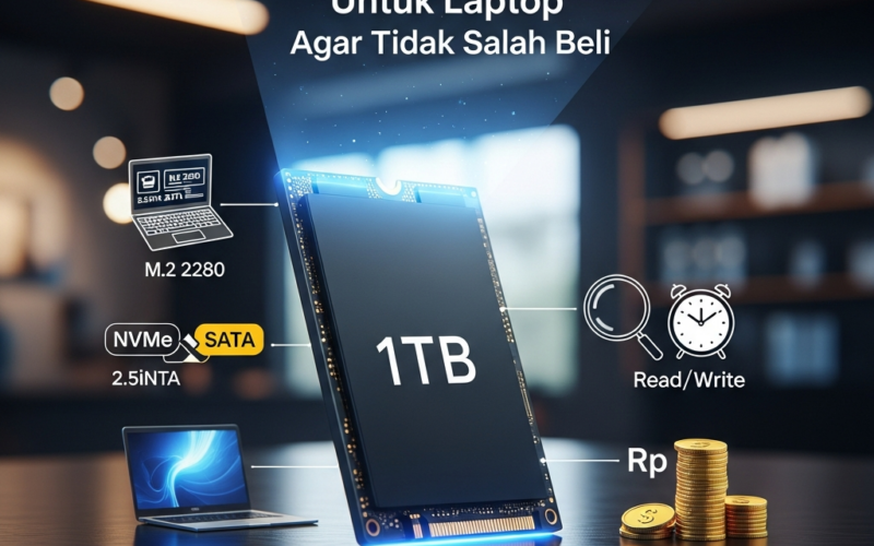 Tips Memilih SSD 1TB Untuk Laptop Agar Tidak Salah Beli