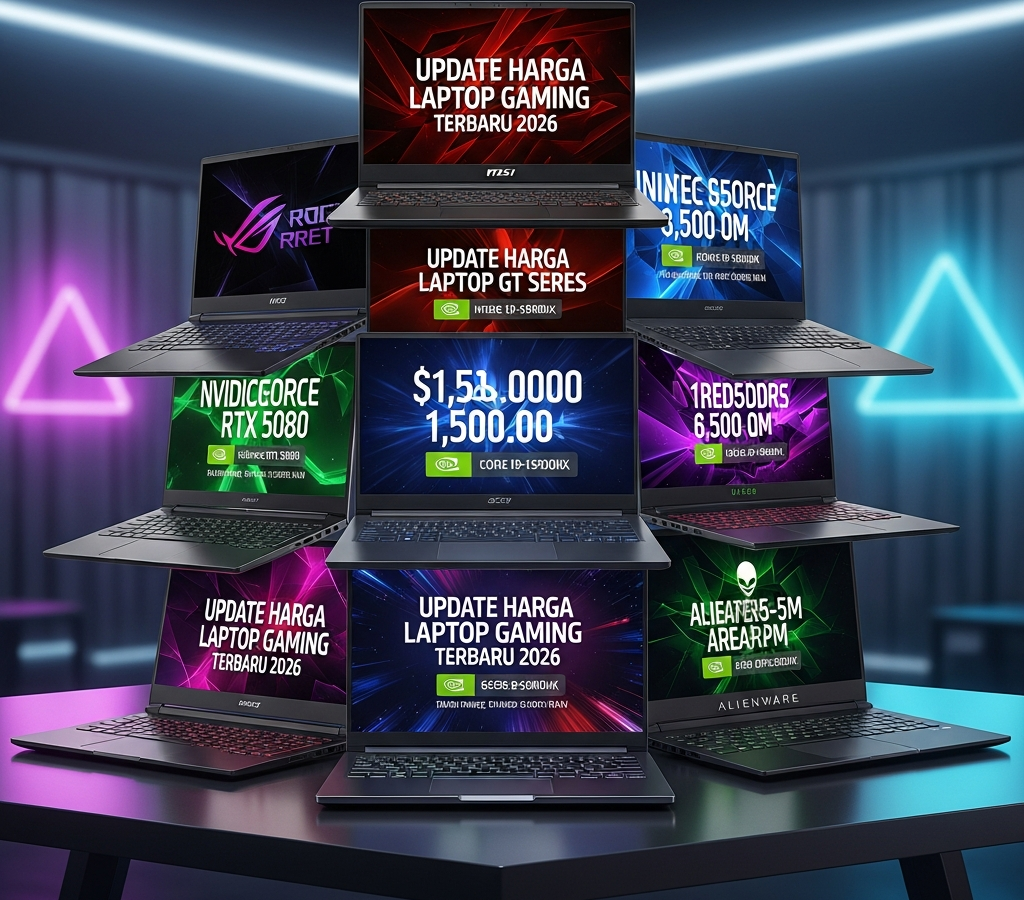 Update Harga Laptop Gaming Terbaru 2026 dari Berbagai Brand